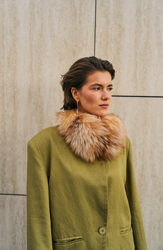 Меховые наушники
